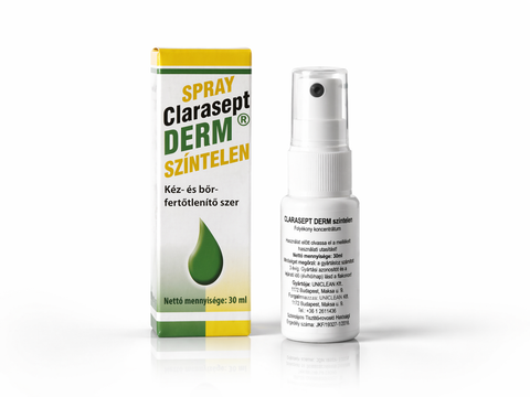 Clarasept Derm – sprej na dezinfekci rukou a pokožky