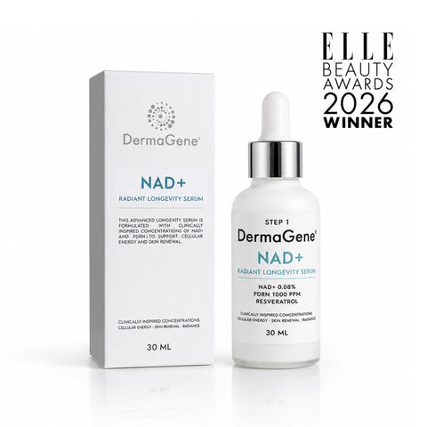DermaGene® NAD⁺ Radiant Longevity Serum 0,08 % NAD⁺ + 1000 ppm PDRN – omlazující a zpevňující sérum proti stárnutí