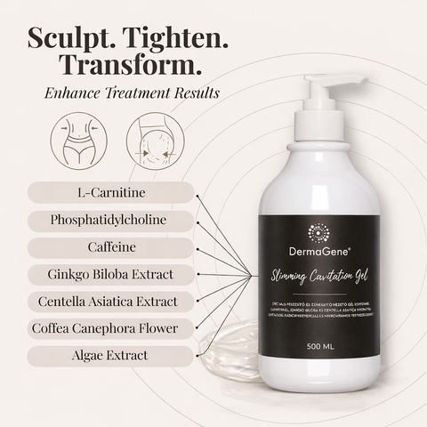 DermaGene® – vodivý gel na hubnutí a zpevnění pokožky