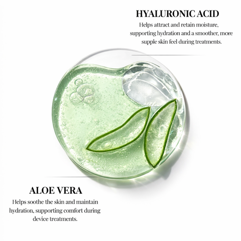 DermaGene hyaluronový vodivý gel s aloe vera (1 l)