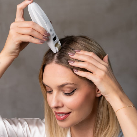 DermaGene® MicroLuxe – přístroj pro mikrojehličkovou terapii 4 v 1 s LED a mikroproudem