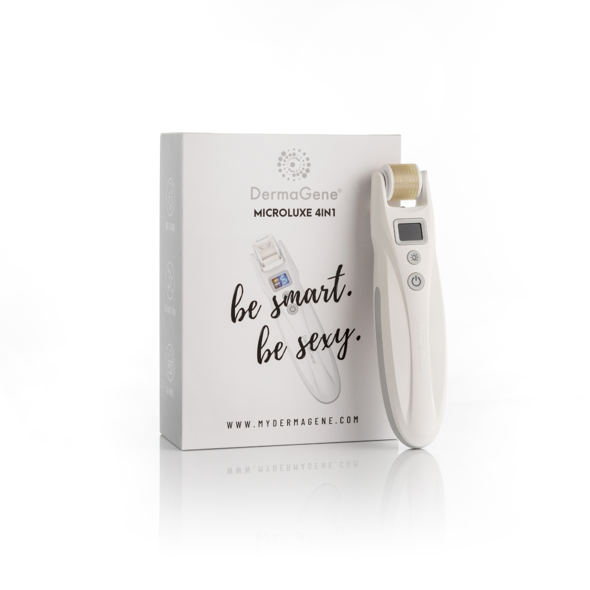 DermaGene® MicroLuxe – přístroj pro mikrojehličkovou terapii 4 v 1 s LED a mikroproudem