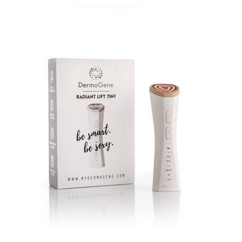 DermaGene® RadiantLift 7v1 RF & EMS přístroj na lifting obličeje
