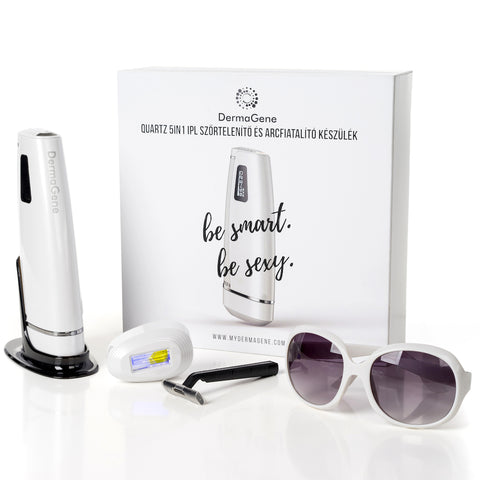 DermaGene Quartz 5 v 1 – profesionální systém pro redukci ochlupení a omlazení pleti pomocí IPL